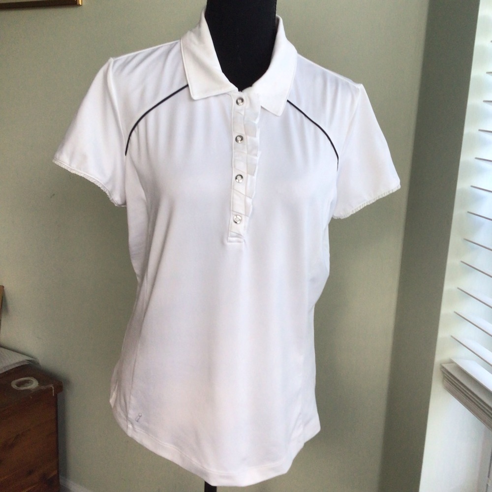 Tail Golf Polo - White
